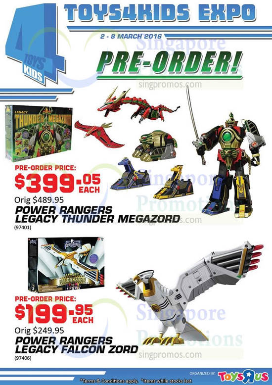 Pre-Order Power Rangers Legacy