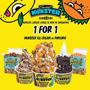 Featured image for (EXPIRED) Sweet Monster 1-for-1 Weekdays Promotion From 1 – 31 Mar 2016