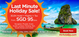 Featured image for (EXPIRED) Air Asia Go 3D2N fr $95/pax (Hotel + Flights + Taxes) from 25 Apr – 1 May 2016
