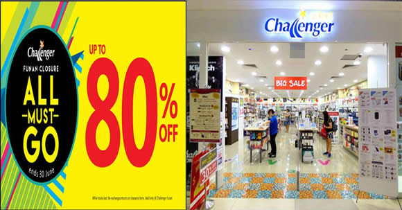 Featured image for Challenger Funan Closing Sale From 4 Apr - 30 Jun 2016