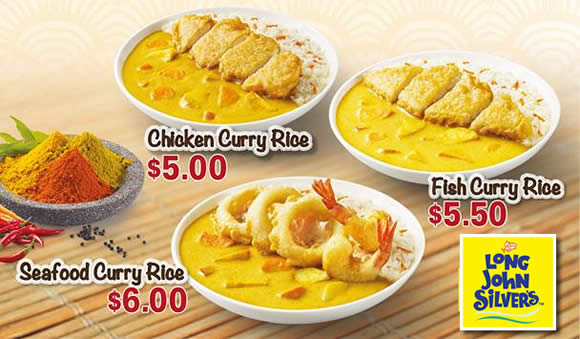 Featured image for Long John Silver's New Curry Rice (Fish, Chicken & Seafood) from 18 Apr 2016