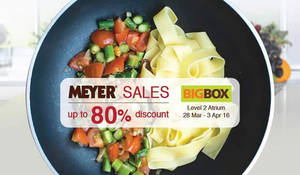 Featured image for Meyer Sale Up to 80% Off @ Big Box 28 Mar – 3 Apr 2016