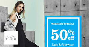 Featured image for (EXPIRED) New Look 50% Off All Bags & Footwear from 29 Apr – 2 May 2016
