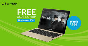 Featured image for (EXPIRED) Starhub Sign-up HomeHub 500 & Get Free ASUS Laptop 15 – 26 Apr 2016