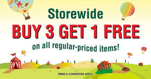 Featured image for The Cocoa Trees Storewide Buy 3 Get 1 Free from 1 Jun – 31 Jul 2016