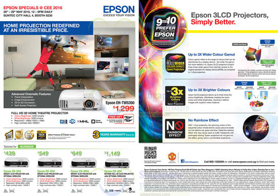 26 May Epson Projectors CEE Flyer