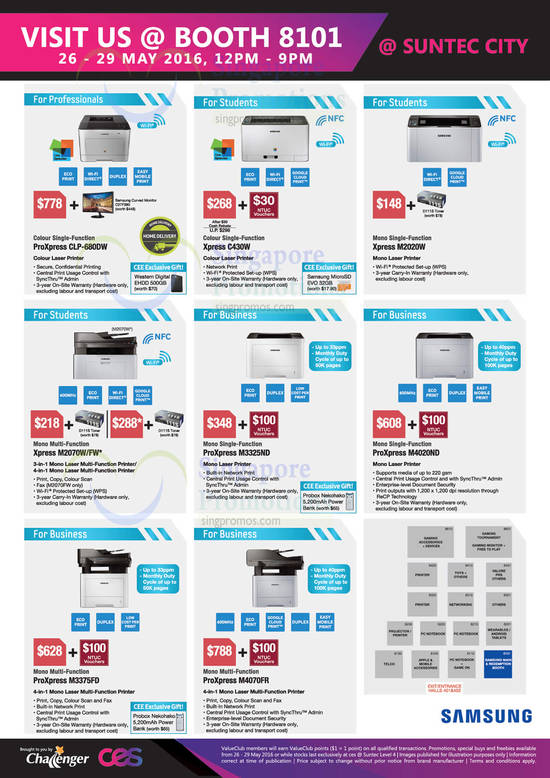 26 May Samsung Printers CEE Flyer Page 1