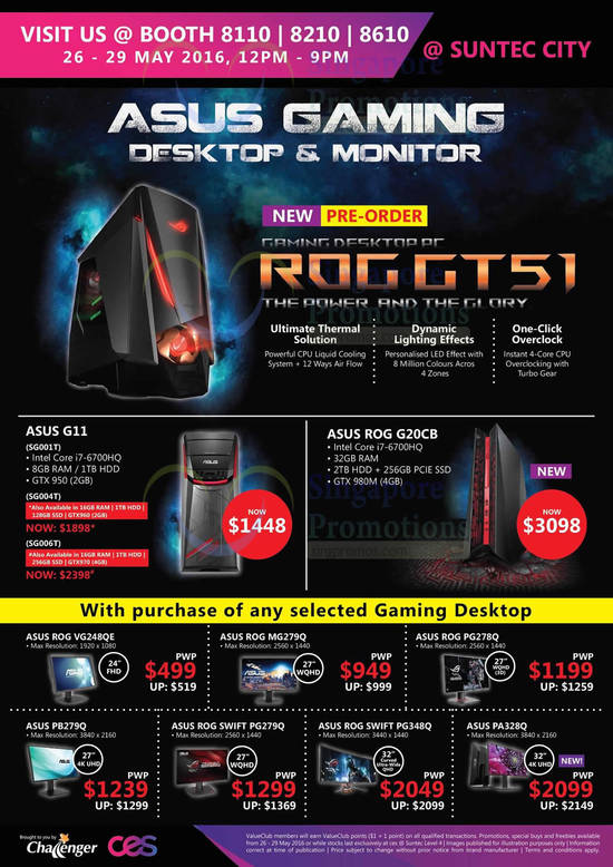 27 May CEE Show Challenger Flyer ASUS ROG Desktop PCs