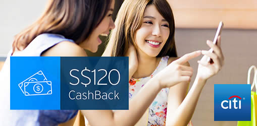 Featured image for Citibank: Apply for Selected Credit Cards & Get $120 Cashback from 20 May - 31 Dec 2016