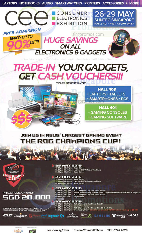 Consumer Electronics Exhibition 19 May 2016