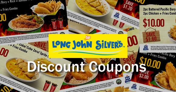 Featured image for Long John Silver's Dine-in/Takeaway Discount Coupons from 4 May - 6 Jul 2016