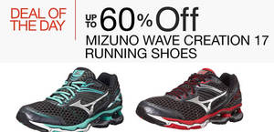 Featured image for (EXPIRED) Mizuno up to 60% Off Wave Creation 17 Running Shoes 24hr Deal from 24 – 25 May 2016