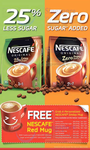 Featured image for Nestle Buy Nescafe & Get Personalized Mug at Roadshows from 28 May – 5 Jun 2016