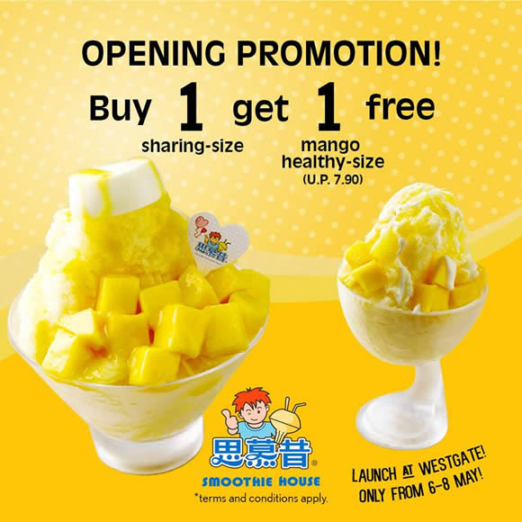 Smoothie House Opening Promo at Westgate 6 – 8 May 2016
