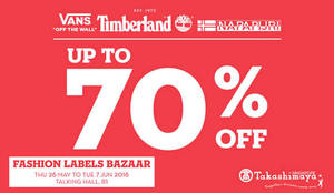 Featured image for Takashimaya Fashion Bazaar up to 70% Off from 26 May – 7 Jun 2016