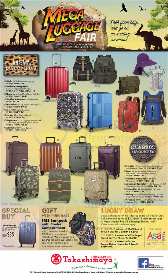 Takashimaya Mega Luggage 11 May 2016