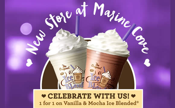 Featured image for Coffee Bean & Tea Leaf 1-for-1 Mocha & Vanilla Ice Blended at East Coast Park Marine Cove from 28 Jun - 1 Jul 2016