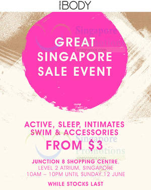 Featured image for (EXPIRED) Cotton On Body fr $3 GSS Event at Junction 8 from 10 – 12 Jun 2016