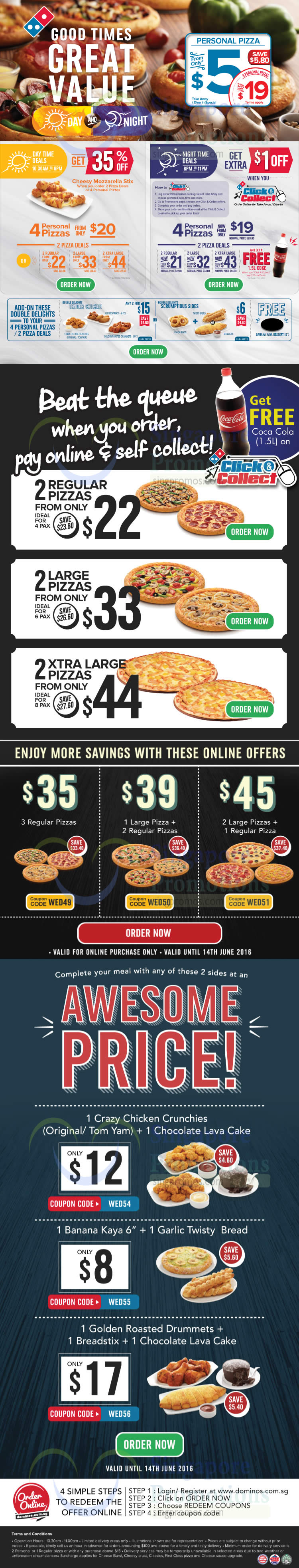 dominos pizza coupons december 2015