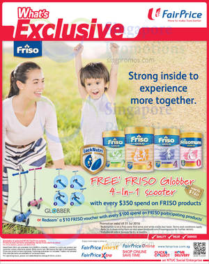 Featured image for (EXPIRED) Friso Spend $350 & Redeem 4-in-1 Scooter at Fairprice from 1 Jun – 31 Jul 2016