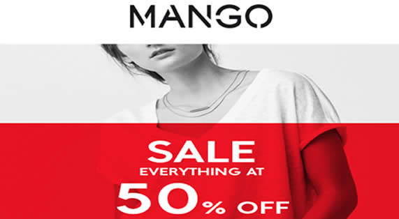 Mango Sale 50% Off Everything Spring / Summer’16 Collection from 23 Jun ...