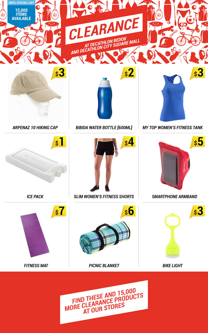 decathlon sale items