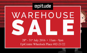 Featured image for EpiCentre: Warehouse Sale for Epitude Members from 28 – 31 Jul 2016