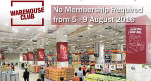 Featured image for (EXPIRED) FairPrice Warehouse Club: Open House – NO Membership Required from 5 – 9 Aug 2016