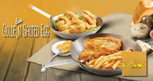 Featured image for Fish & Co New Salted Egg Fish & Chips & Prawns Deluxe from 29 Jun 2016