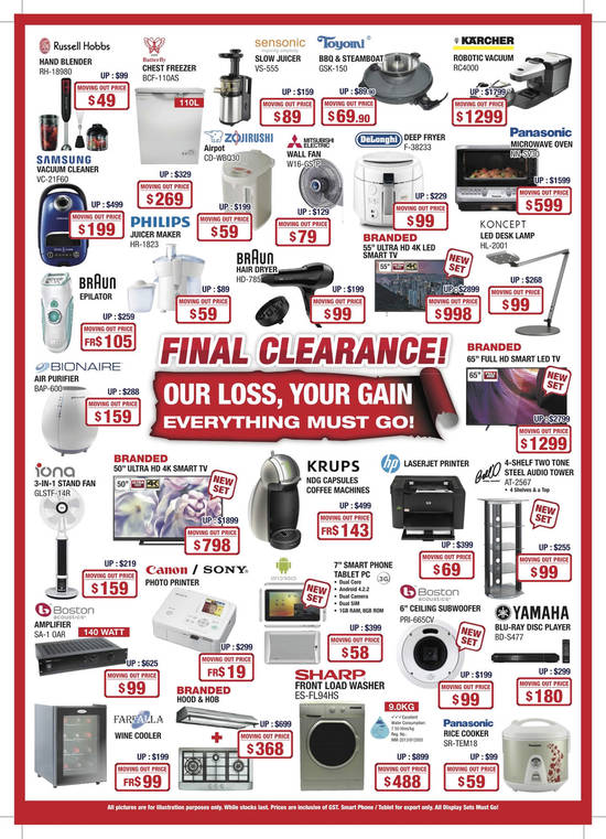 Hot Buys, Small Appliances, Washer, TV