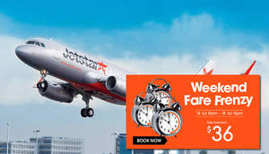 Featured image for (EXPIRED) Jetstar: Fr $36 all-in to over 15 Destinations Fare Frenzy Promo from 14 – 18 Jul 2016