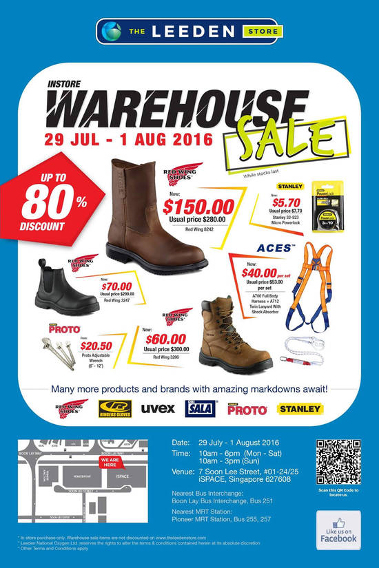 The Leeden Store: Warehouse Sale – Up 