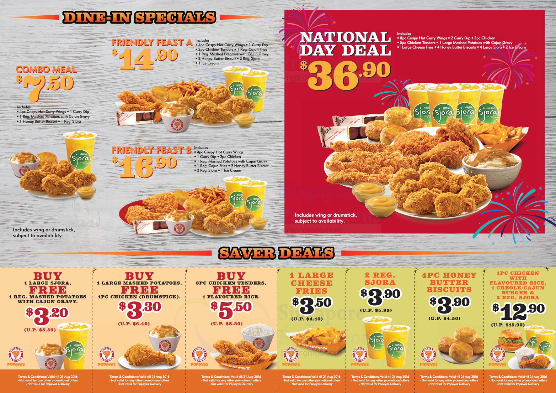 Popeyes Printable Menu