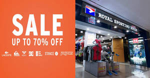 Featured image for (EXPIRED) Royal Sporting House: Lifestyle Brands Sale with up to 70% off from 12 – 16 Jul 2016