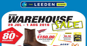 Featured image for (EXPIRED) The Leeden Store: Warehouse Sale – Up To 80% Off from 29 Jul – 1 Aug 2016