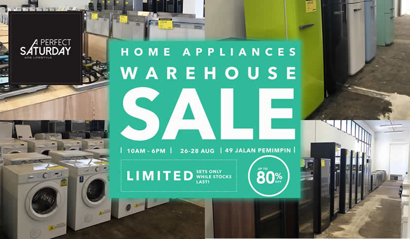 Featured image for APS Lifestyle: Home Appliances Warehouse Sale - Up to 80% Off from 26 - 28 Aug 2016