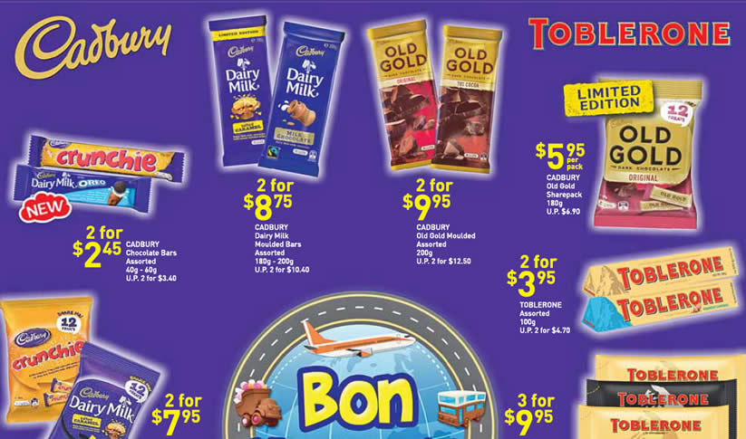Featured image for FairPrice: Cadbury & Toblerone Chocolates Promo Offers from 19 Aug - 1 Sep 2016
