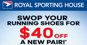 Featured image for (EXPIRED) Royal Sporting House: Trade-in & Get $40 Off New Running Shoes at VivoCity from 12 – 19 Aug 2016