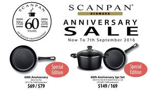 Featured image for (EXPIRED) SCANPAN: 60th Anniversary Promo – Up To 60% Off from 5 Aug – 7 Sep 2016
