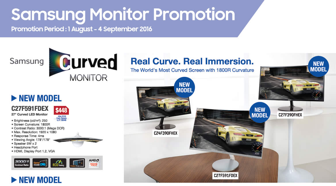 Samsung Monitor Promotion