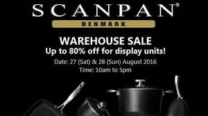 Featured image for (EXPIRED) Scanpan: Warehouse Sale – Up to 80% Off from 27 – 28 Aug 2016