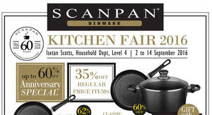 Featured image for (EXPIRED) Scanpan: Kitchen Fair at Isetan Scotts from 2 – 14 Sep 2016