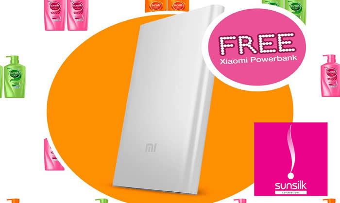 Featured image for Sunsilk: Buy Two Shampoos & Get Free Xiaomi Powerbank 5000mAH (worth $13.99) from 1 - 31 Aug 2016
