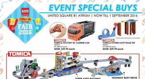 Featured image for (EXPIRED) Tomica & Plarail Fair 2016 at United Square from 25 Aug – 1 Sep 2016