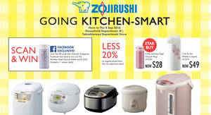Featured image for (EXPIRED) Zojirushi: Special Offers at Takashimaya from 26 Aug – 8 Sep 2016