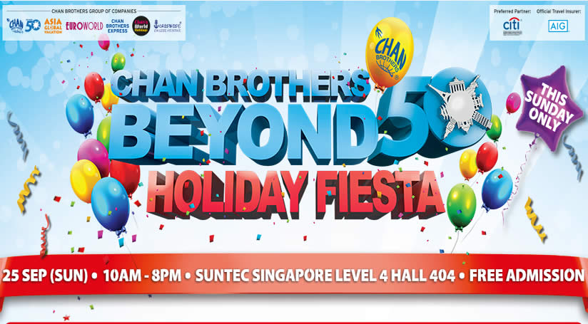 Featured image for (Updated!) Chan Brothers: Beyond 50 Holiday Fiesta at Suntec on 25 Sep 2016