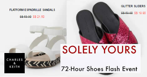 Charles & Keith: 72hr Online Flash Sale (Prices from $19.90) from 22 ...