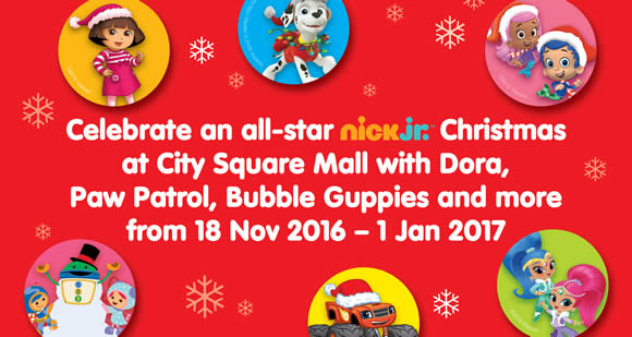 City Square Mall Celebrate an All Star Nick Jr. Christmas from 18