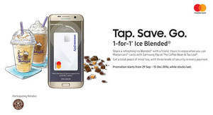 Featured image for (EXPIRED) Coffee Bean & Tea Leaf: 1-for-1 Ice Blended w/ Samsung Pay from 29 Sep 2016 – 30 Jun 2017