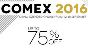 Featured image for (EXPIRED) Creative: COMEX Deals Extended Online (Free shipping w/ $79 Spend) from 12 – 18 Sep 2016